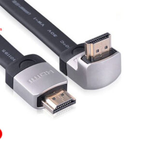 Cáp HDMI 3m bẻ góc lên 90 độ dẹt, mỏng Ugreen 10284 hỗ trợ 4K, 3D