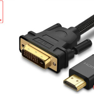 Cáp chuyển đổi HDMI to DVI 24+1 chính hãng Ugreen 50348 dài 2m cao cấp