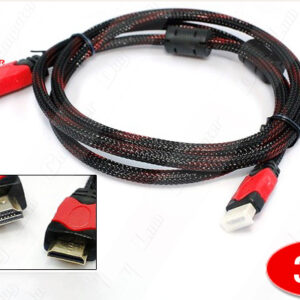 Cáp HDMI to Mini HDMI 3m bọc lưới giá rẻ