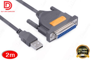 Cáp máy in USB sang DB25 chính hãng Ugreen 20224