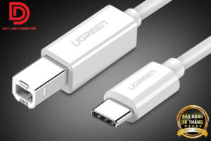 Cáp máy in USB Type C dài 1.5m Ugreen 40417 chính hãng