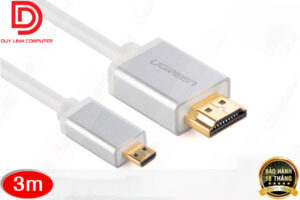 Cáp Micro HDMI to HDMI 3M Trắng chính hãng Ugreen 11145