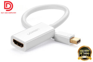 Cáp Mini DisplayPort/ThunderboltTM to HDMI (âm) UGREEN 10460 hỗ trợ 1080P cho Macbook Pro, iMac, Mac