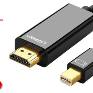Cáp Mini Displayport to HDMI Ugreen 10450 dài 1,5m hỗ trợ Full HD 1080p