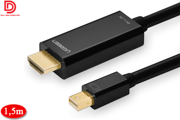 Cáp Mini Displayport to HDMI Ugreen 20848 dài 1,5m hỗ trợ 4K2K chính hãng