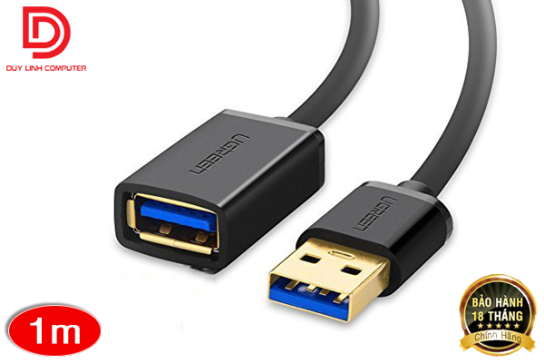 Cáp nối dài USB 3.0 mạ vàng dài 1m chính hãng Ugreen 10368