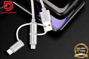 Cáp Sạc 3 Trong 1 USB-C, Micro USB, Lightning 2M Ugreen 30462