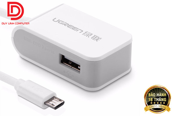 Cáp USB 2.0 OTG hai cổng chính hãng Ugreen 20273