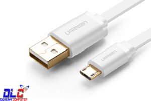 Cáp USB 2.0 To Micro B dẹt dài 0.5m Chính hãng Ugreen 10393