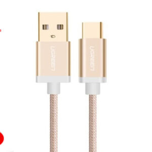 Cáp USB-C, Cáp USB Type-C to USB 2.0 1,5M UGREEN 20861 Gold Rose Cao cấp