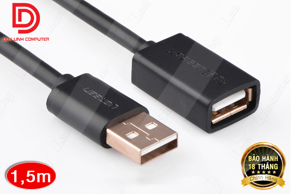 Cáp USB nối dài 2.0 1.5M Ugreen 10348 chính hãng