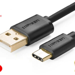 Cáp USB Type C To USB 2.0 Dài 2M Ugreen 30161 Mạ Vàng Cao Cấp