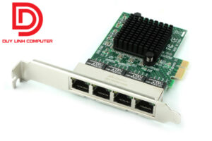 Card PCI Express Ex1 RTL8111F to 4 lan tốc độ 10/100/1000Mbps dùng cho máy server