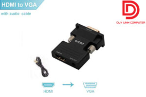 Đầu chuyển đổi HDMI to VGA có Audio Onten cao cấp