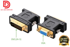 Đầu chuyển DVI (24+5) ra VGA chính hãng Ugreen 20122