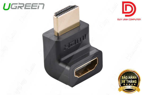 Đầu nối HDMI 90 độ (bẻ lên) Ugreen 20110 chính hãng