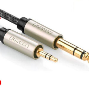 Dây cáp Audio 1 đầu 3.5mm ra 1 đầu 6.5mm dài 3m chính hãng Ugreen 10629