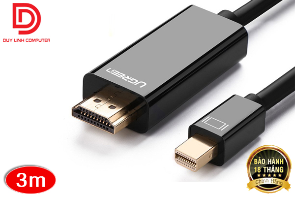 Dây chuyển đổi Mini DisplayPort to HDMI dài 3m chính hãng Ugreen 10436