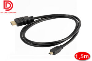 Dây Micro HDMI to HDMI dài 1.5m nhựa rẻ