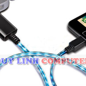 Dây sạc điện thoại chân Micro USB có đèn Led
