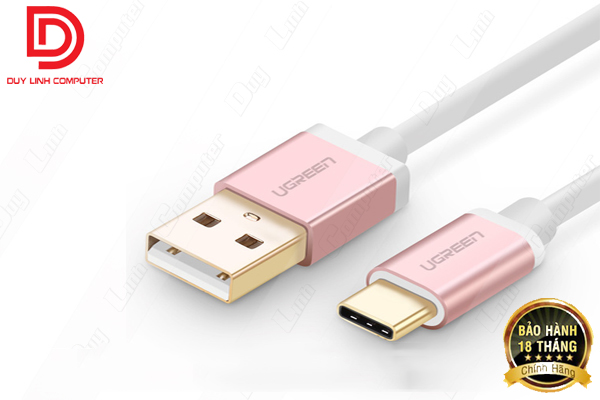 Dây USB 2.0 sang USB Type-C dài 2M Ugreen 30510
