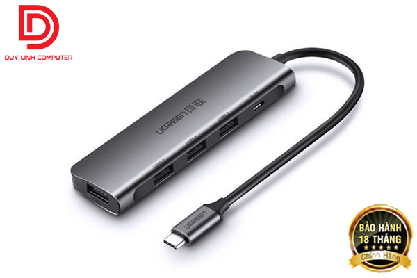 Hub USB Type C đa năng Ugreen 50979 chính hãng