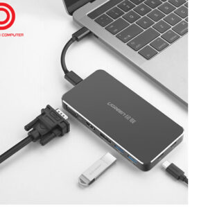 Hub USB Type C To HDMI, VGA, Displayport, Hub USB 3.0, USB-C Ugreen 40872