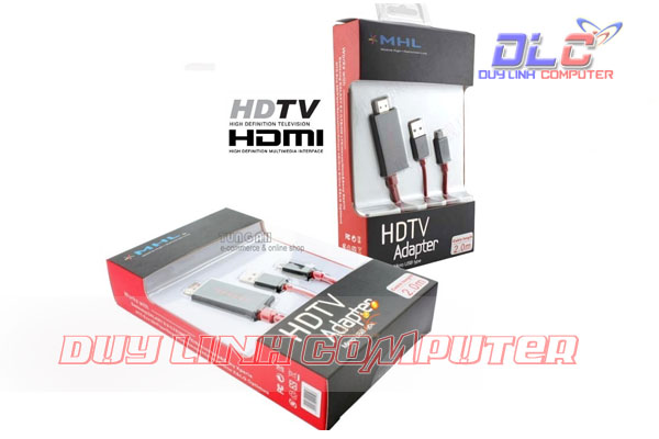 MHL to HDMI  Xuất tín hiệu từ Điện thoại ra Tivi