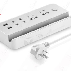 Ổ cắm điện đa năng 4 cổng+2 cổng sạc USB+công tắc có khay đặt điện thoại dài 2M Ugreen 20354