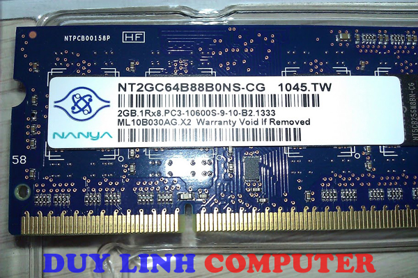 Ram Laptop NANYA 2GB/DDR3/1333mhz