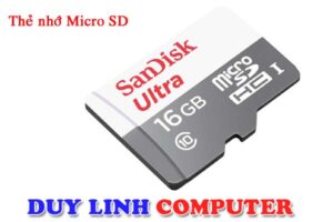 Thẻ nhớ Micro SD 16gb chính hãng Sandisk