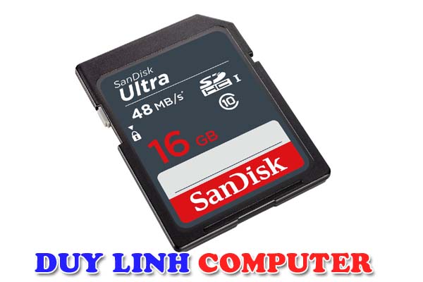 Thẻ nhớ SD 16Gb chính hãng Sandisk