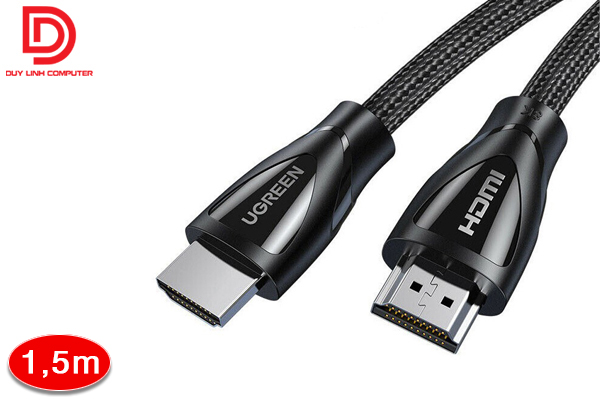 Ugreen 80402 - Cáp HDMI 2.1 dài 1,5m chính hãng hỗ trợ 8K/60Hz
