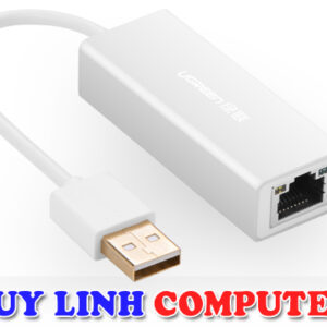USB 2.0 to LAN 10/100Mbps Ugreen 20257 Vỏ bạc cao cấp