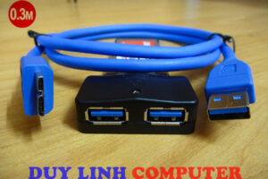 Cáp nối dài USB 3.0 ra chuẩn B 0.3m Cho ổ cứng di động