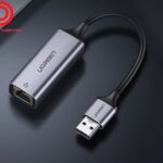 USB 3.0 to Lan Ugreen 50922 tốc độ đường truyền Gigabit 10/100/1000Mbps chính hãng