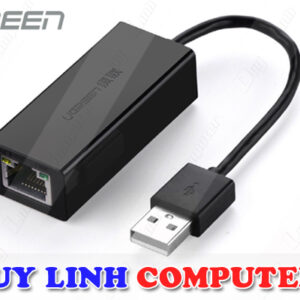USB to Lan chính hãng Ugreen UG-20254 hỗ trợ Macbook, Windows 10/100Mbps
