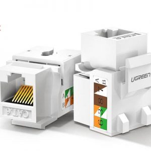 Đầu nối RJ45 âm tường cho dây mạng Cat6 Ugreen 80178