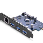 Card PCI Express to 3 USB 3.0 Lan toc do 1000Mbps Ugreen 30775 0