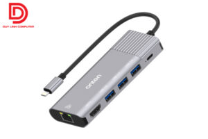 Cap chuyen Lightning to HDMI USB Lan ho tro sac Onten 79591 0