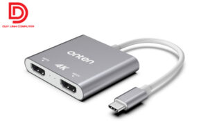 Cap chuyen USB Type C to 2 HDMI Onten 9175b ho tro 4K 0