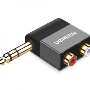 Đầu chuyển đổi audio 6.5mm to RCA Ugreen 40846 chính hãng