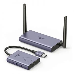 Bộ phát trình chiếu từ xa HDMI+VGA không dây 50m Ugreen 50633A hỗ trợ HD1080P