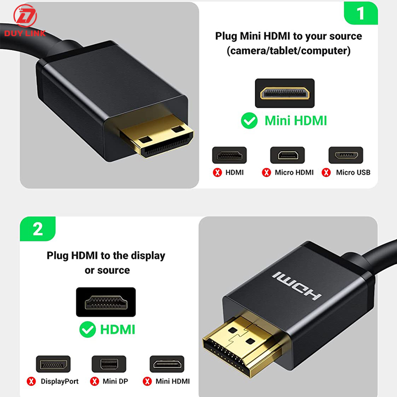 Cap Mini HDMI to HDMI dai 15m Ugreen 11167 4