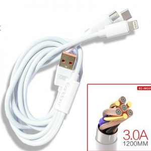 Cáp sạc 3 in 1 dài 1,2m Earldom IMC-018
