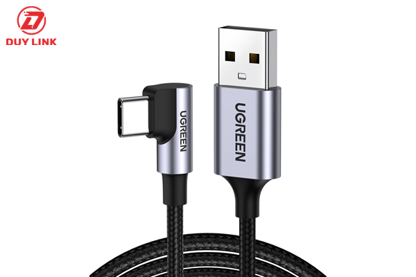 Cap USB TypeC to USB 20 be goc 90 do dai 1m Ugreen 50941 0