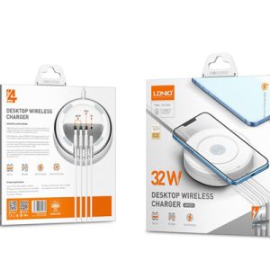 Đế sạc không dây tích hợp 3 USB + 1 USB C LDNIO AW003