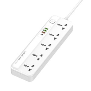 Ổ cắm điện 5 chân thông minh tích hợp + 4 USB LDNIO SC5415
