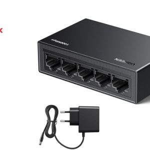 Switch chia mạng 5 cổng LAN Gigabit RJ45 10/100/1000Mbps Ugreen 35492EU chính hãng