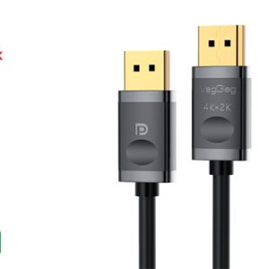 Cáp DisplayPort 1.2 1.5m 4K@60Hz VegGieg V-Z602 chính hãng
